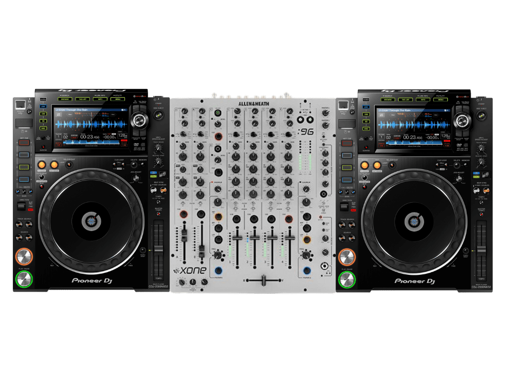 DJ Set | 2x CDJ 2000 NXS2 + Xone:96