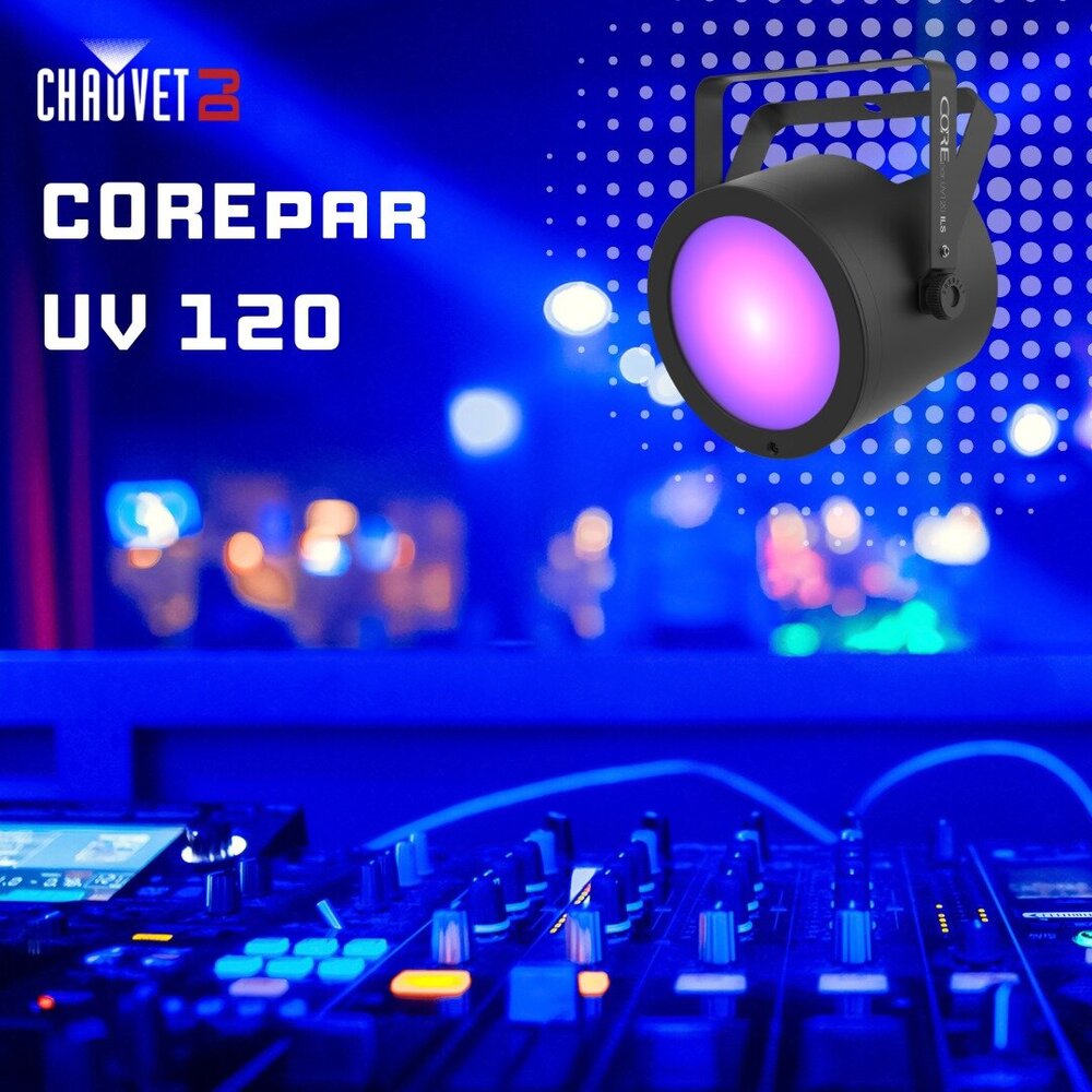 Chauvet COREpar UV 120 ILS Blacklight (incl quicktrigger)