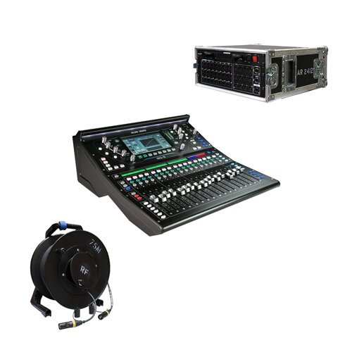 Mixer Digitaal + Infra | SQ5 + 75m Cat7 + AR2412