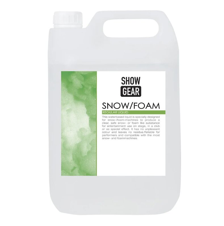 Showgear sneeuw-schuimvloeistof  5 liter